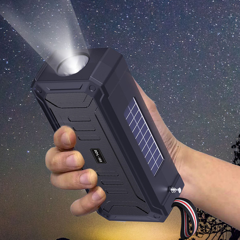 Dual Solar Bluetooth Audio Wireless Speaker Multifunctional Outdoor Portable Desktop Wireless Card Small Speaker