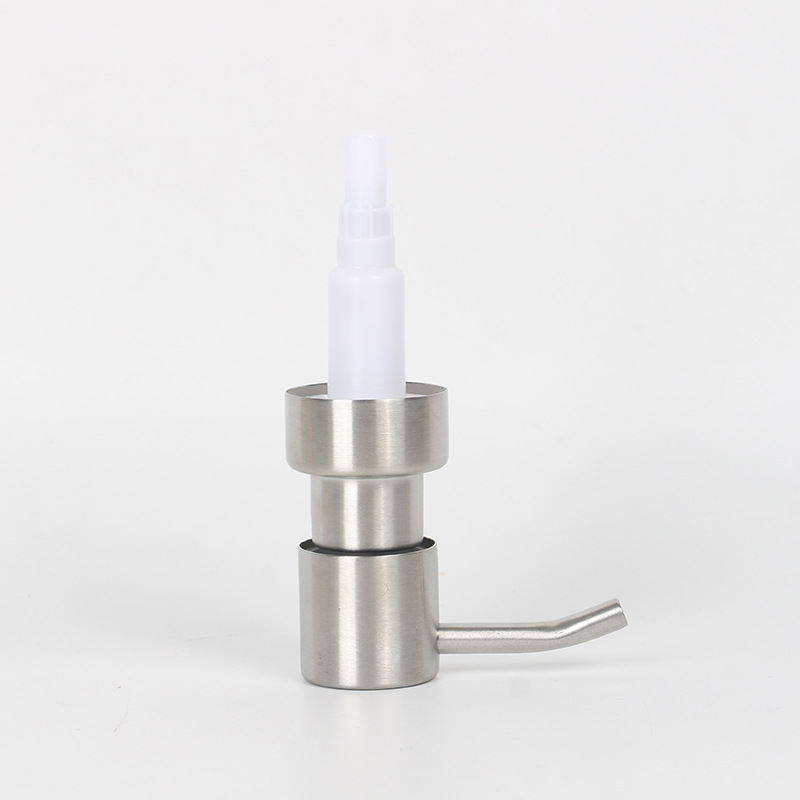Factory spot new press emulsion bottle pump head 28/400 screw tooth liquid volume 2cc304 stainless steel pump head