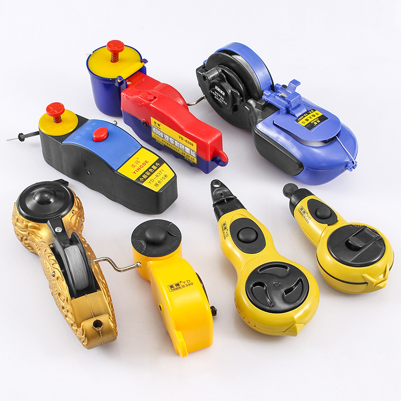 Ink bucket automatic return line manual return line woodworking special manual woodworking Scriber hand ink bucket woodworking tools