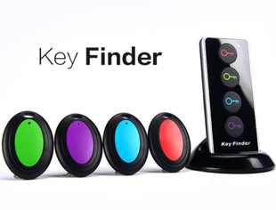 Wireless key finder one-to-four household anti-lost mobile phone finder finder one-to-four 1-to -4 manufacturers