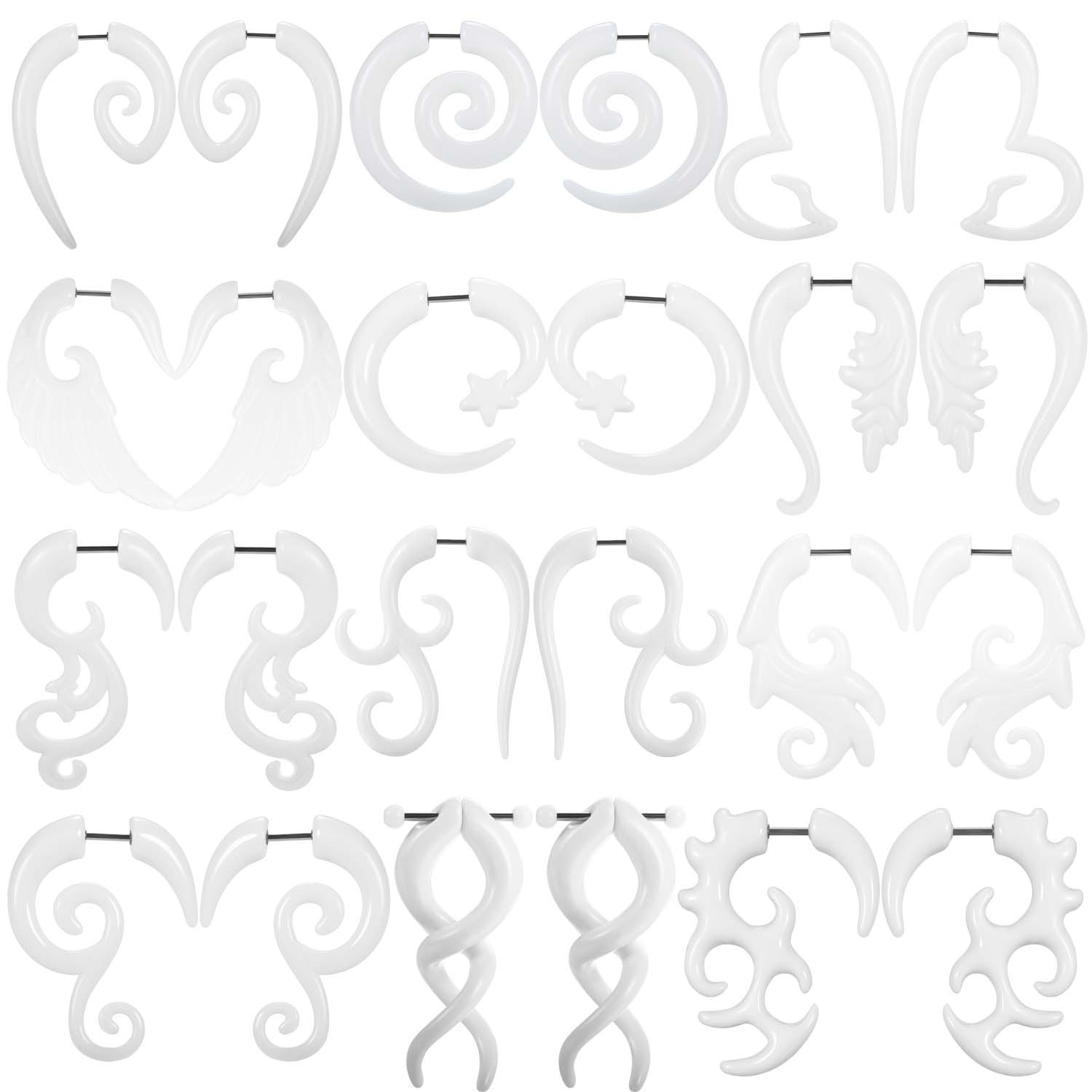 Amazon best selling acrylic earrings men's earrings Europe and the United States popular hip-hop jewelry cross-border supply spot direct supply