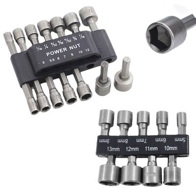 14-piece non-magnetic combination sleeve set wholesale electric hexagon head screw sleeve pneumatic air batch sleeve head