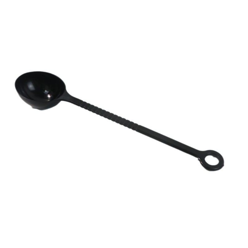 Single 304 stainless steel powder spreader 16 coffee Garland mold printing model plastic coffee bean spoon factory