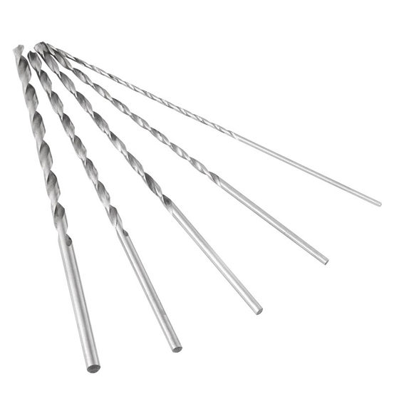 150mm long twist drill high speed steel straight shank twist drill, 200mm long twist drill