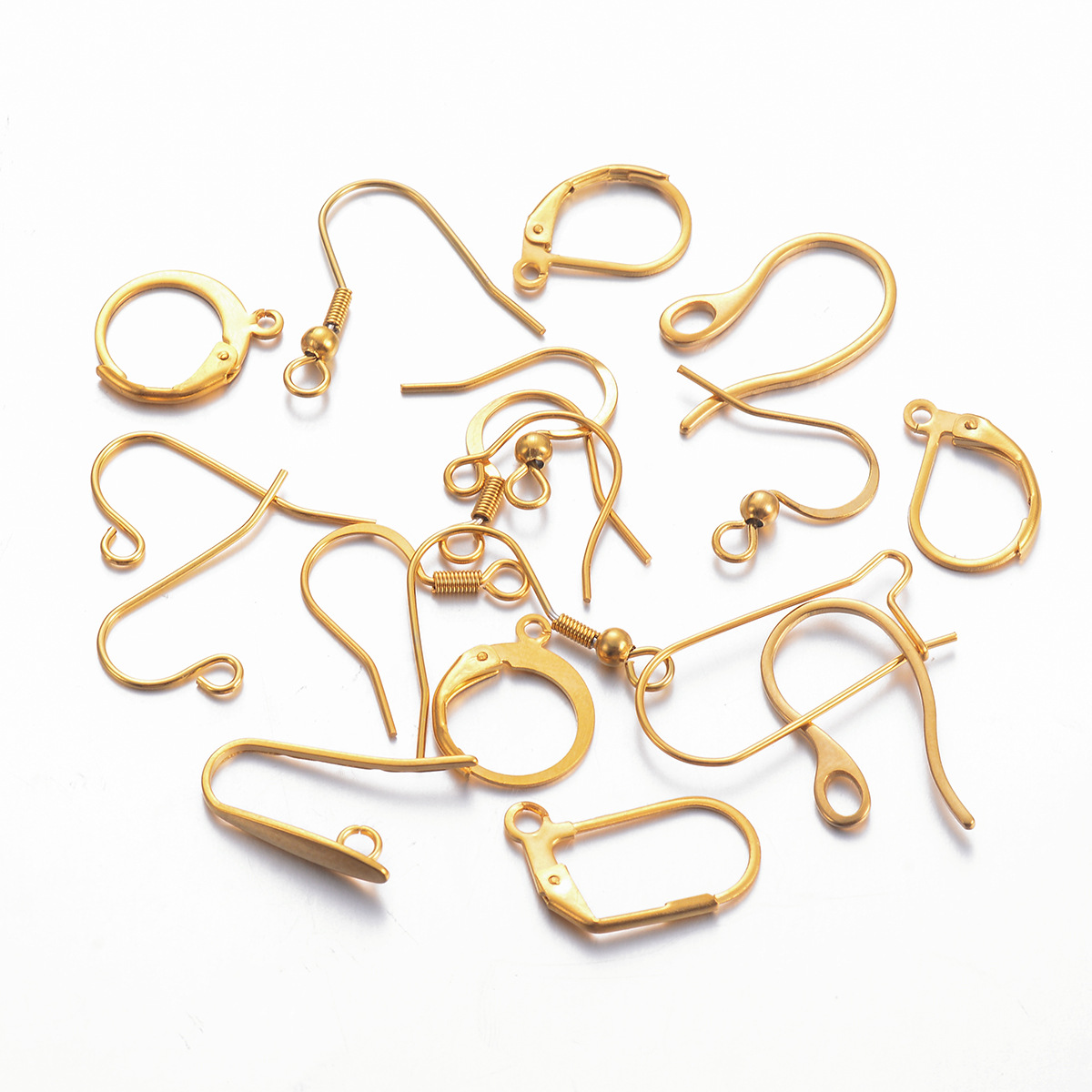 in stock Supply Stainless Steel Ear Hook Accessories Irregular Ear Wire Ear Ring DIY Earrings Earrings Earrings Making Material
