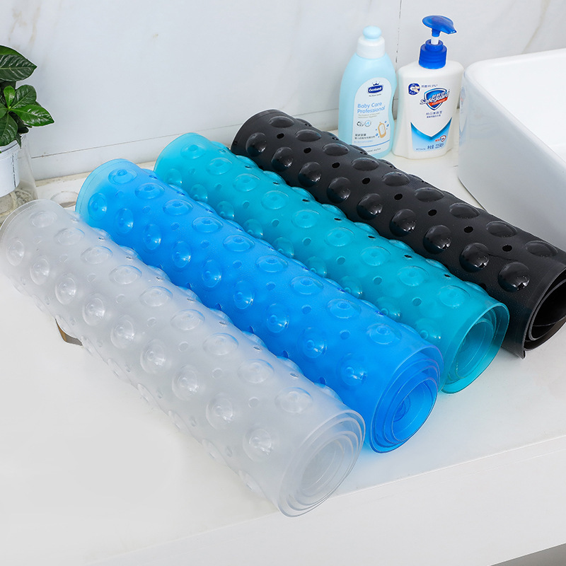 浴室滑り止めマット卸売り吸盤付きバスマットトイレ専用家庭用転倒防止環境保護pvcマット40*100|undefined