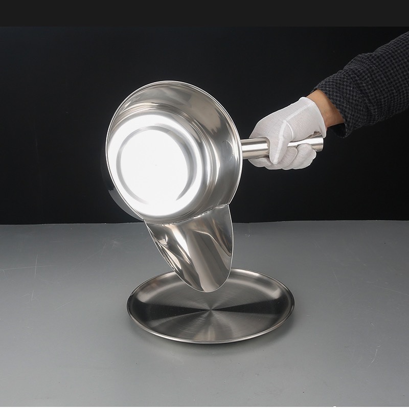 Stainless steel packing shovel duck beak ladle spoon French fries packing spoon salt crisp chicken mixing basin stall commercial bagging spoon shovel