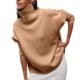 050 cross-border women's clothing New Amazon popular sweater European and American loose half turtleneck autumn and winter Russian sweater