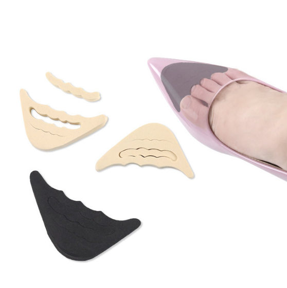 Chen Hong Pot Shoe Plug Stop Sliding Bottom Pad High Heels Thickened Soft Forefoot Pad Anti-wear Pad Half Size Pad for Women