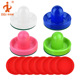 Large push handle sapphire blue + light green + Pink + White 1 each + flannel 4 pieces + large red ball 8/bag
