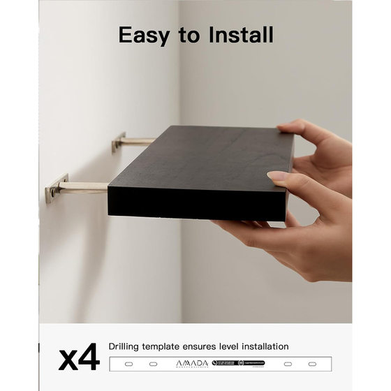 Home Wall Storage Rack Wooden Storage Rack Wall-mounted Goods Storage Rack Wall-mounted Storage Rack Wooden Wall-mounted Rack