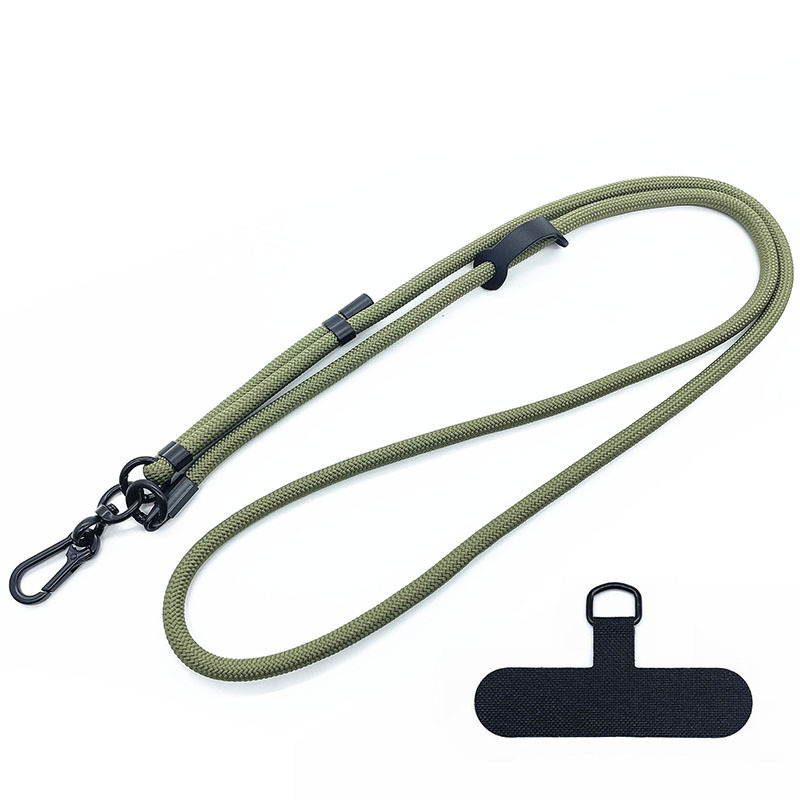 8MM adjustable mobile phone gasket lanyard mobile phone case lanyard outdoor crossbody neck rope clip removable