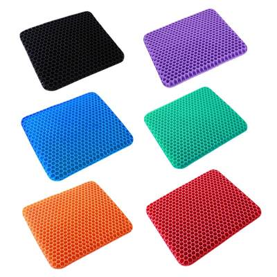 Spot generation gel cushion egg honeycomb cushion breathable chair cushion summer car seat cushion double-layer square ice cushion