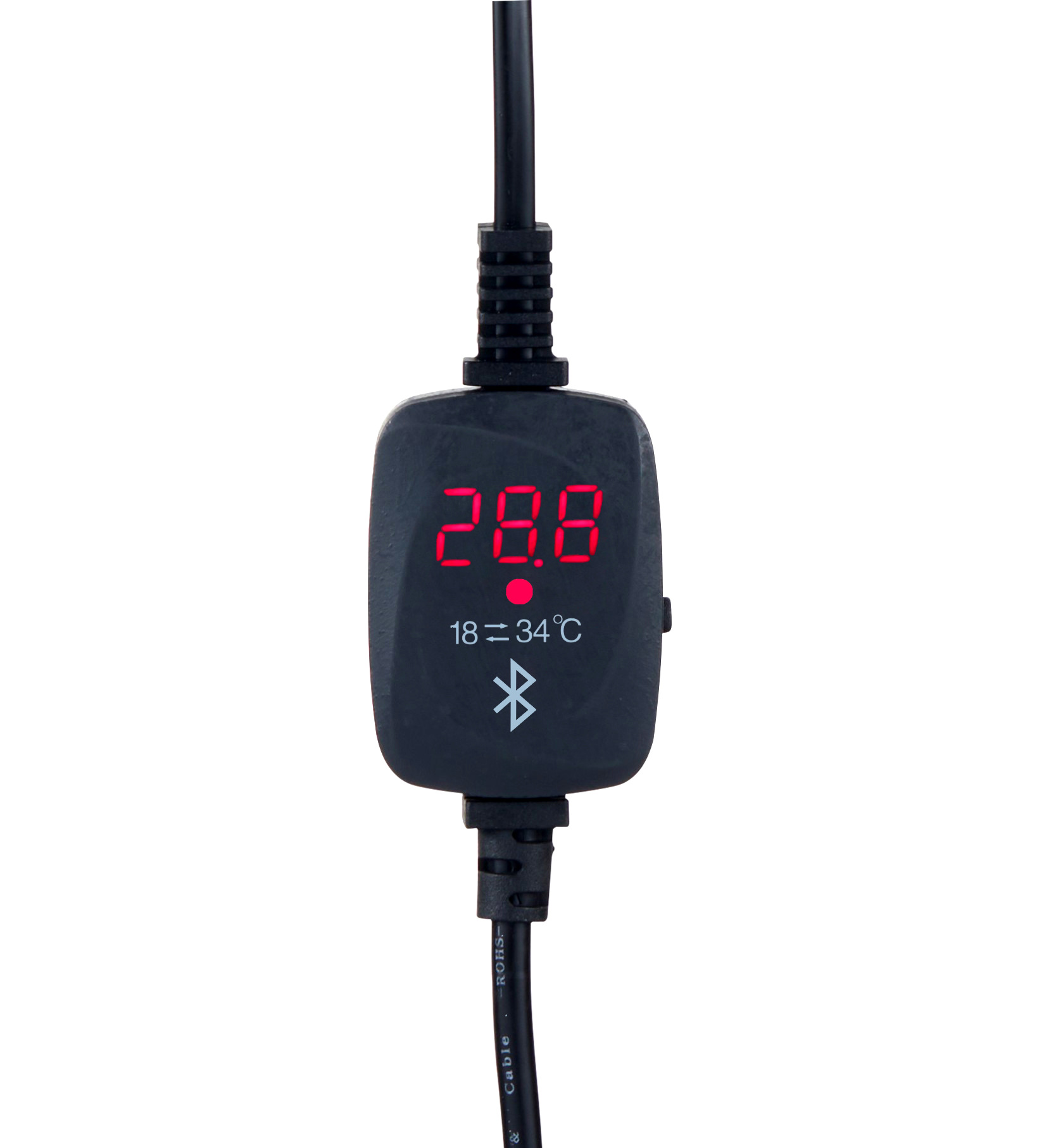Bluetooth heating rod mobile phone APP applet control mini ultra-short quartz digital display from the water power off temperature adjustment