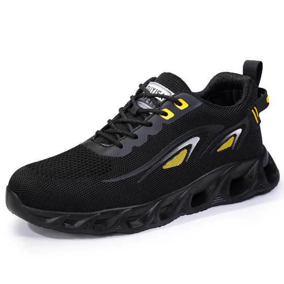 2025 New Labor Protection Shoes Men's Summer Breathable Odor-proof Work Shoes Anti-smashing and Anti-piercing Safety Shoes