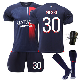 2324 Paris home football uniform 30 Messi 7 Mbappe 10 Neymar 19 Li Gangren New Jersey