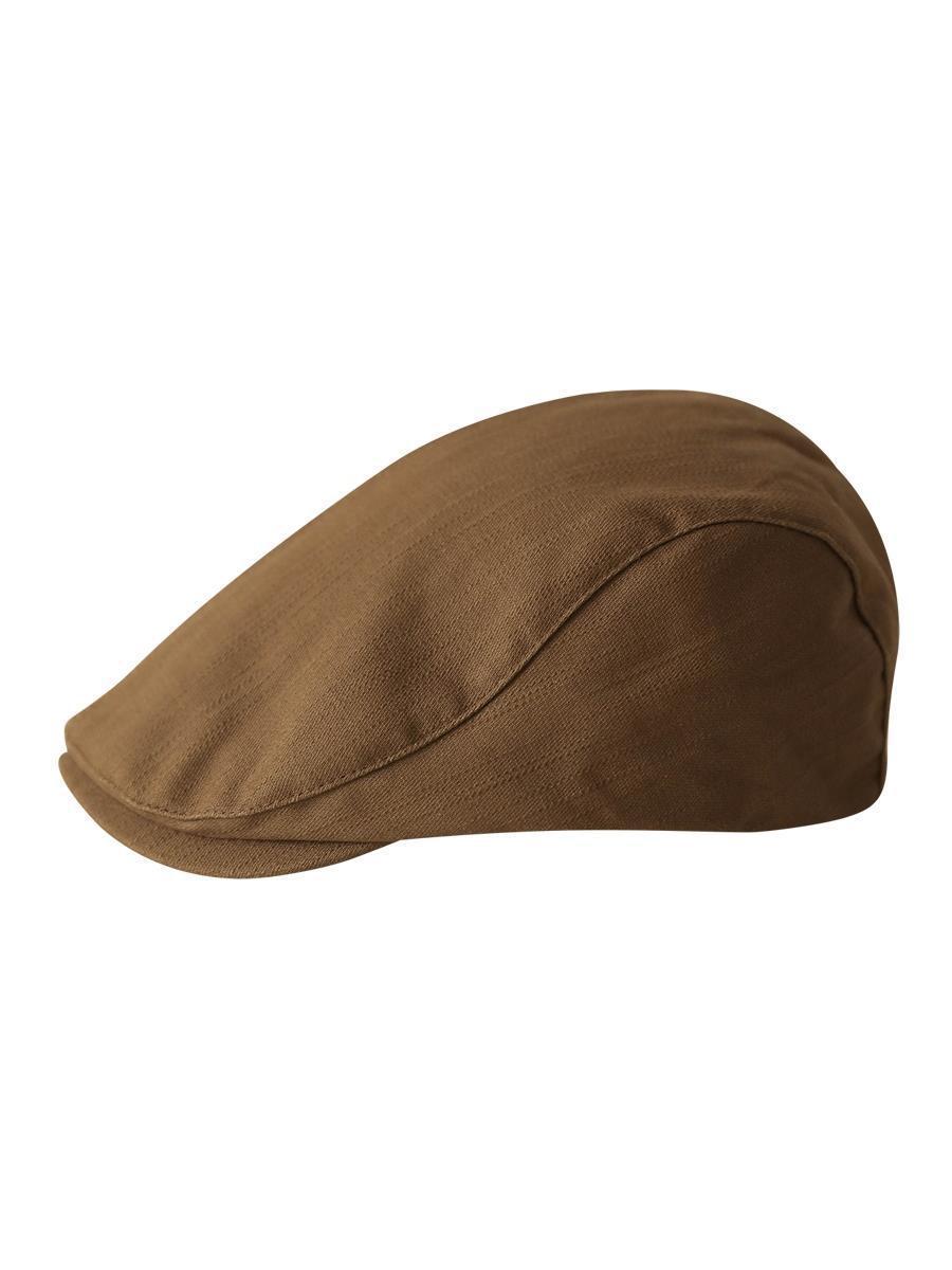 British Style Vintage Newsboy Hat Men's Solid Color All-match Japanese Style Simple Forward Hat Antique Style Peaked Cap Fashionistas