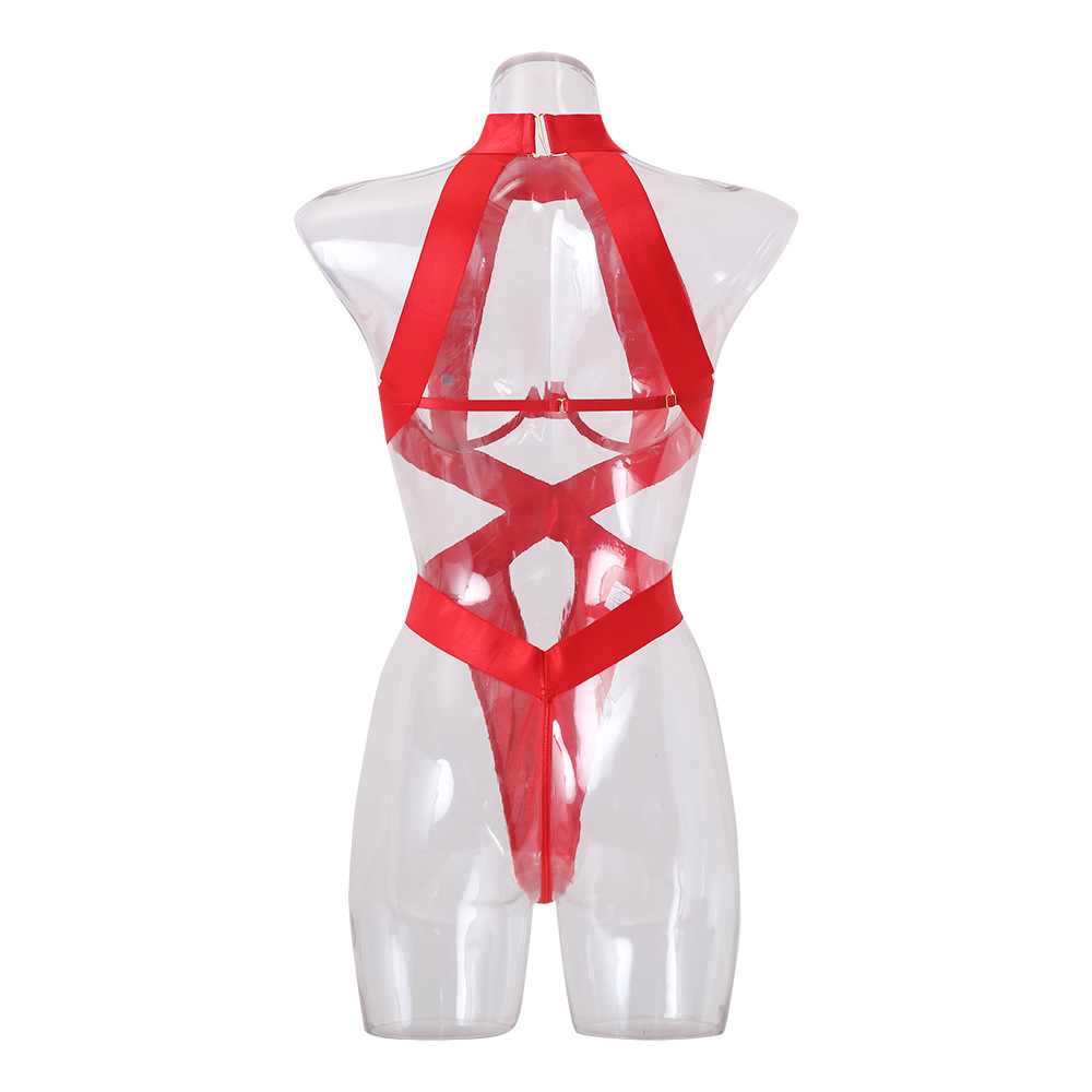 Nannimei Foreign Trade Explosions Summer Fashion Sexy Women's Sexy Underwear Hollow Backless jumpsuit CQX0814