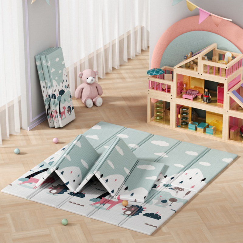 climbing mat thickened tasteless living room home floor mat outdoor travel baby folding climbing mat