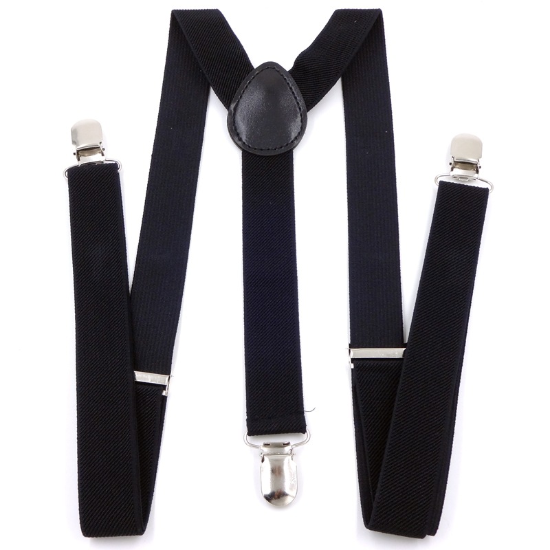 British Red Strap Unisex Versatile 2.5cm Strap Y-Shaped Pants Elasticated Strap