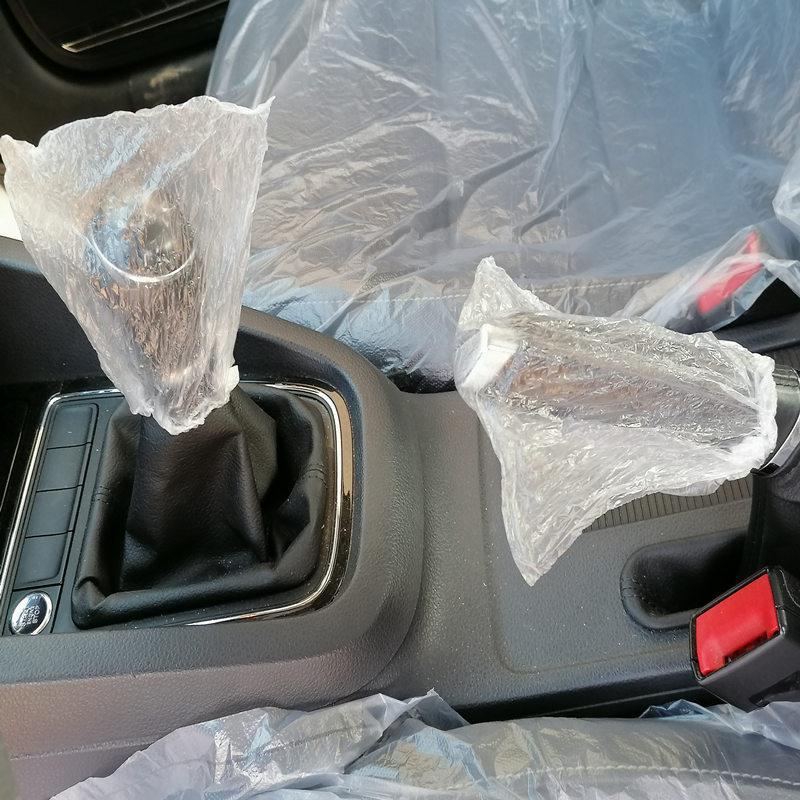 Car repair disposable seat cover plastic protective cover 4s shop car wash beauty anti-fouling waterproof seat cover wholesale