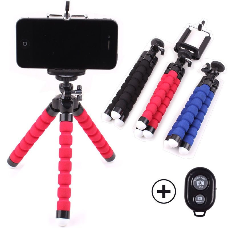 Three-legged Octopus Photography Sponge Mobile Phone Stand Portable Lazy Adjustable Shake Voice Live Stand Manufacturers
