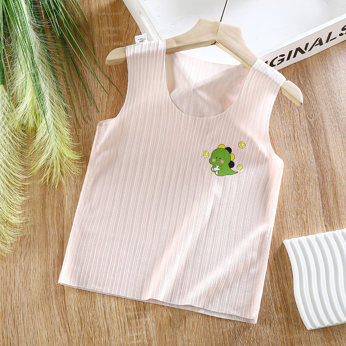 Factory summer new children's boneless vest Korean style children's sling baby vest boys and girls bottoming shirt