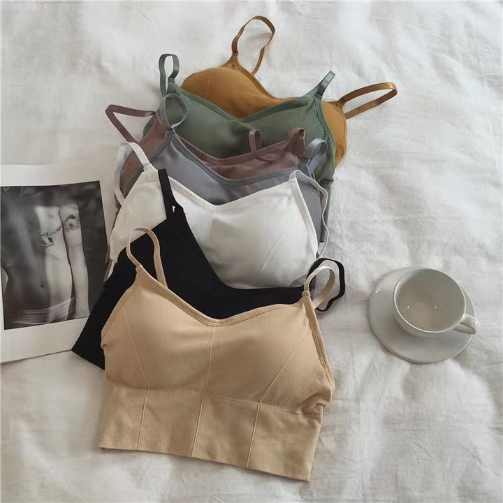 646 Same Style Kaka Large U-shaped Back Wrapped Breast Tube Top Women's Vest Seamless Backless Bra Sports Base Underwear for Women