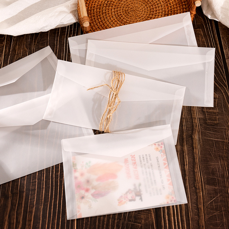 Cross-border B6 envelope invitation greeting card creative business western-style blank kraft paper white sulfate paper envelope manufacturers