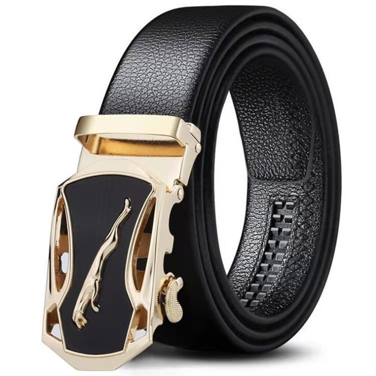 Kaijue men's belt business casual black sports car automatic buckle gift belt manufacturers wholesale