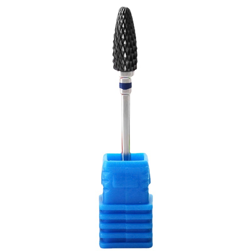 Tungsten steel grinding head nail art ceramic corn head electric nail grinding machine alloy grinding head tool set in stock