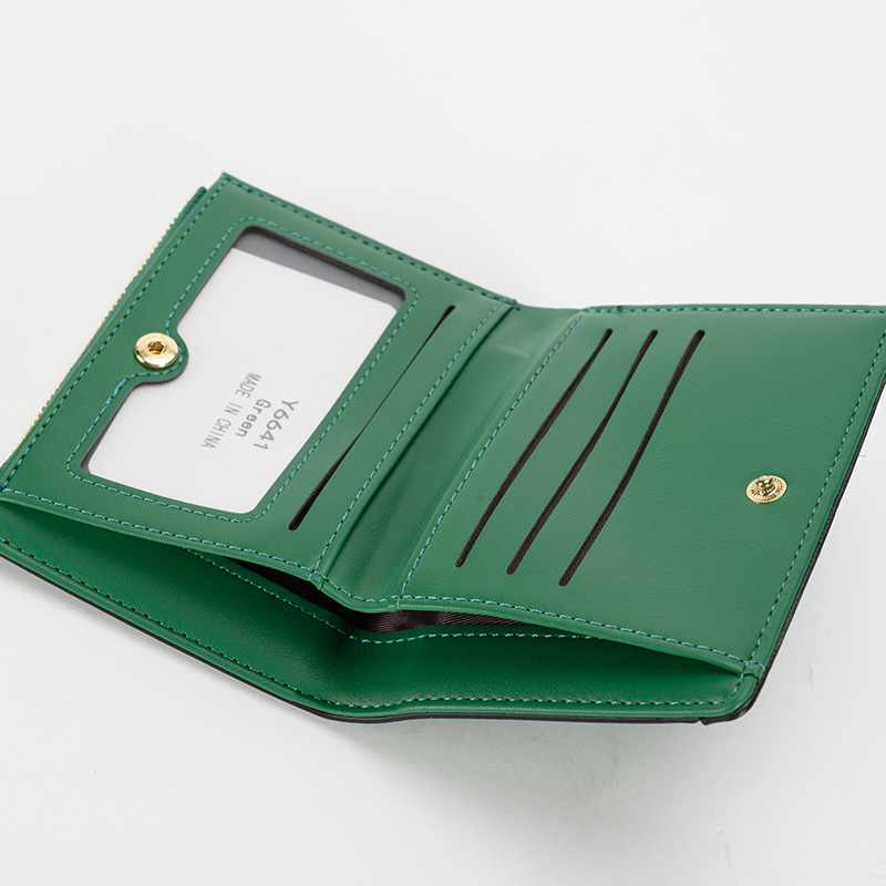 Card Holder zipper wallet for women 2024 New Korean style multi-functional wallet small exquisite ultra-thin card holder ID bag