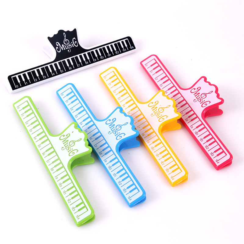 Factory piano music clip music clip Music Note music clip stationery file file folder multi-color music clip