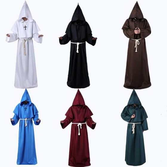 Halloween cosplay Costume Costume Medieval Monk's Costume Wizard's Costume Priest's Costume