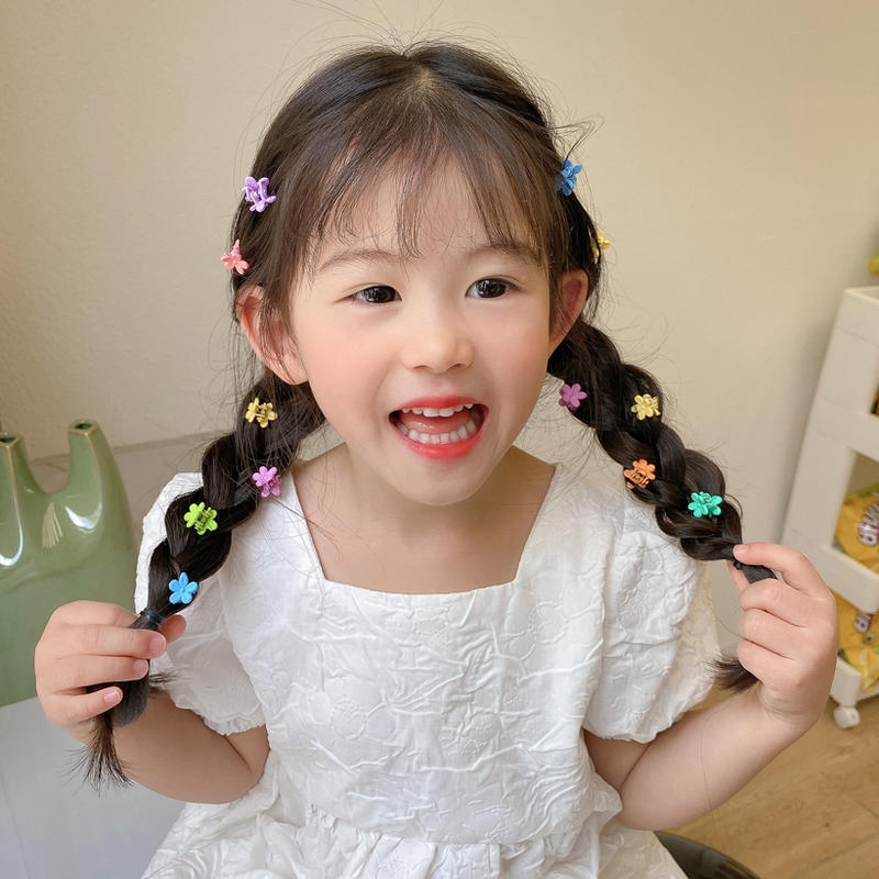 かわいい赤ちゃん女の子ミニヘアクリップ小さなスクラッチクリップ子供ヘアアクセサリー帽子かわいいスタイルピン女の子のための|undefined