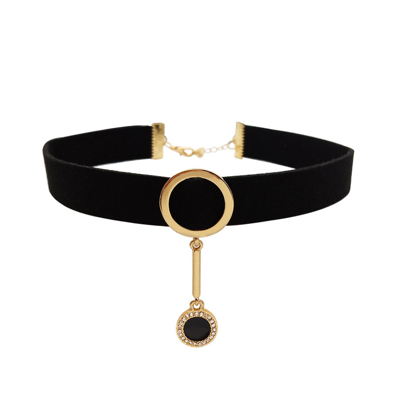 Simple design European and American sexy clavicle chain necklace chocker women's neck jewelry neck strap short online celebrity necklace