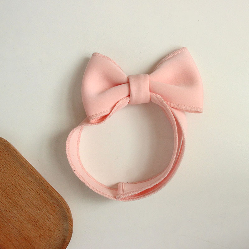 Children's Bow Baby Hair Band Simple Adjustable Space Cotton Stereo Rabbit Ear Headband