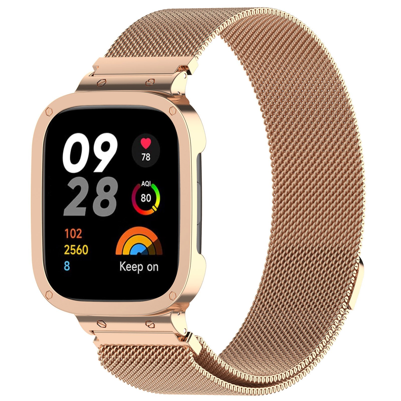 適用紅米Redmi watch3米蘭錶帶紅米手錶3迴環腕帶表框連接器