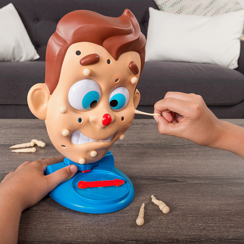 Cross-border trick toy squeeze acne water spray desktop game parent-child interaction spoof the whole person reduce decompression creative gift