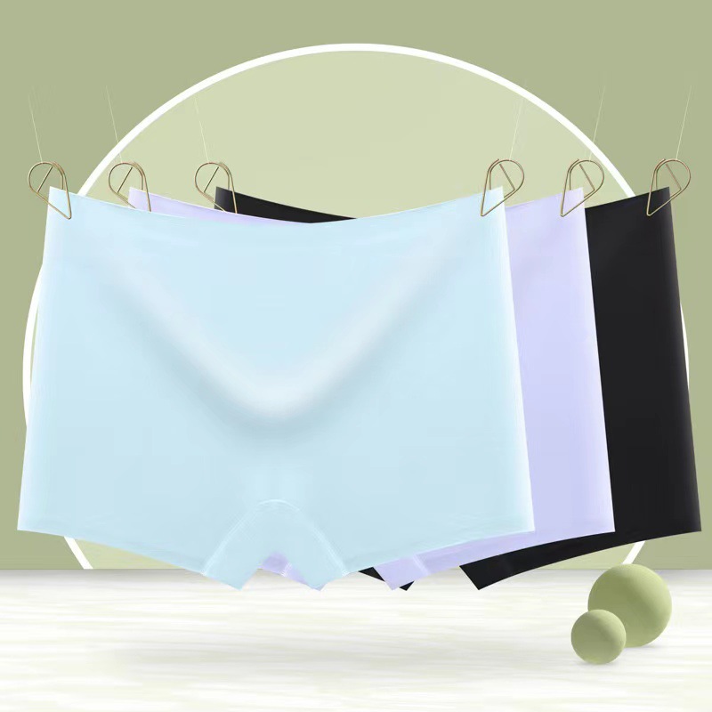 Ice Silk Seamless Safety Pants for Women_voghion.com