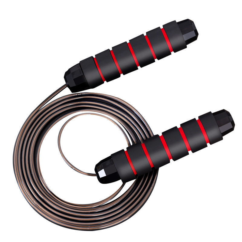 Amazon load steel wire rope skipping fitness exercise sports student competition bearing skipping rope sporting goods wholesale