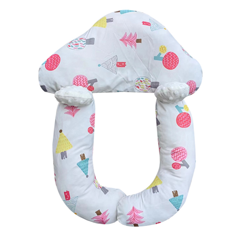 Newborn Baby Stereotype Pillow Baby 0-3 Years Old Children Sleep Security Artifact Pillow Comforts and Corrects Partial Head
