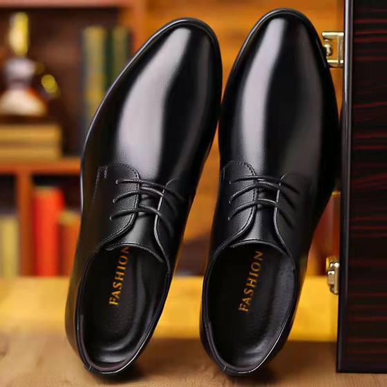 Spring and Autumn British Casual Business Dress Shoes Men's Shoes Inner Height Increase Shoes Wholesale Shoes Casual Shoes Suit