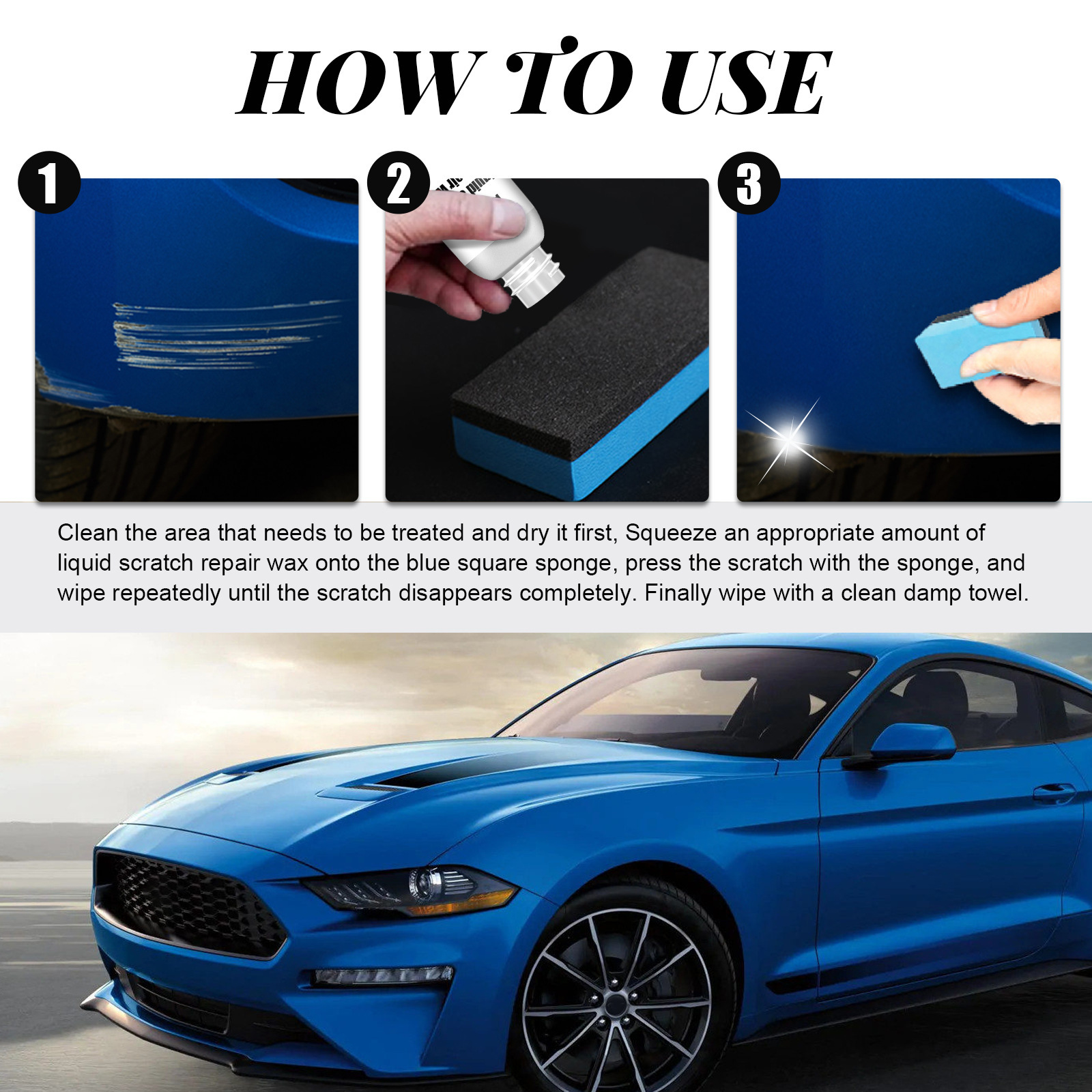 Rayhong car scratch repair wax refurbishment paste fine mark touch-up paint polish paste paint surface scratch polishing repair agent