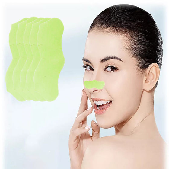 Green blackhead patch blackhead acne removal deep cleansing nose lazy pig nose patch
