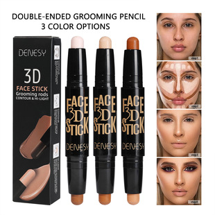 Cross-border makeup DENESY double-head cosmetic pen set wholesale FACE STICK matte high-gloss Shadow Natural