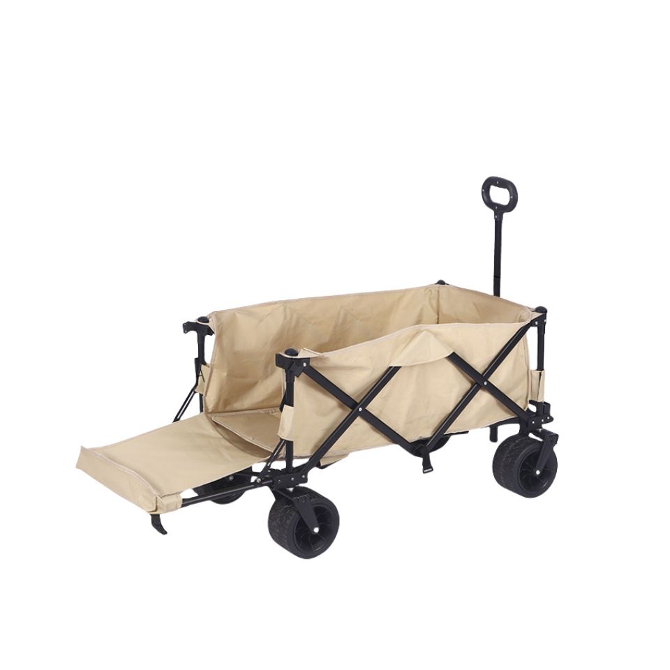 Camping Trolley Outdoor Camping Car Stall Large Folding Camping Car Picnic Small Trolley Stall Special Trolley