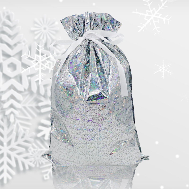 2024 Cross-border New Christmas Packaging Bundle Drawstring Gift Bag Santa Candy Gift Bag suit_voghion.com