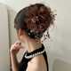 brown Peony Flower Bead Chain Clamp
