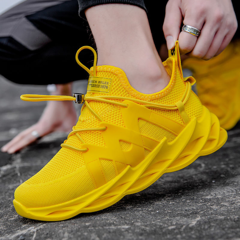 Cross-border foreign trade sneakers2022 Spring and Autumn New Sports Casual Shoes Trend Blade Men's Shoes Student Running Shoes